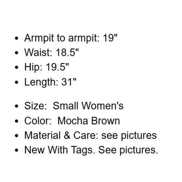 Juicy Couture Top Womens Small Brown Sweatshirt Hooded Tunic Logo on Back New - Picture 5 of 16